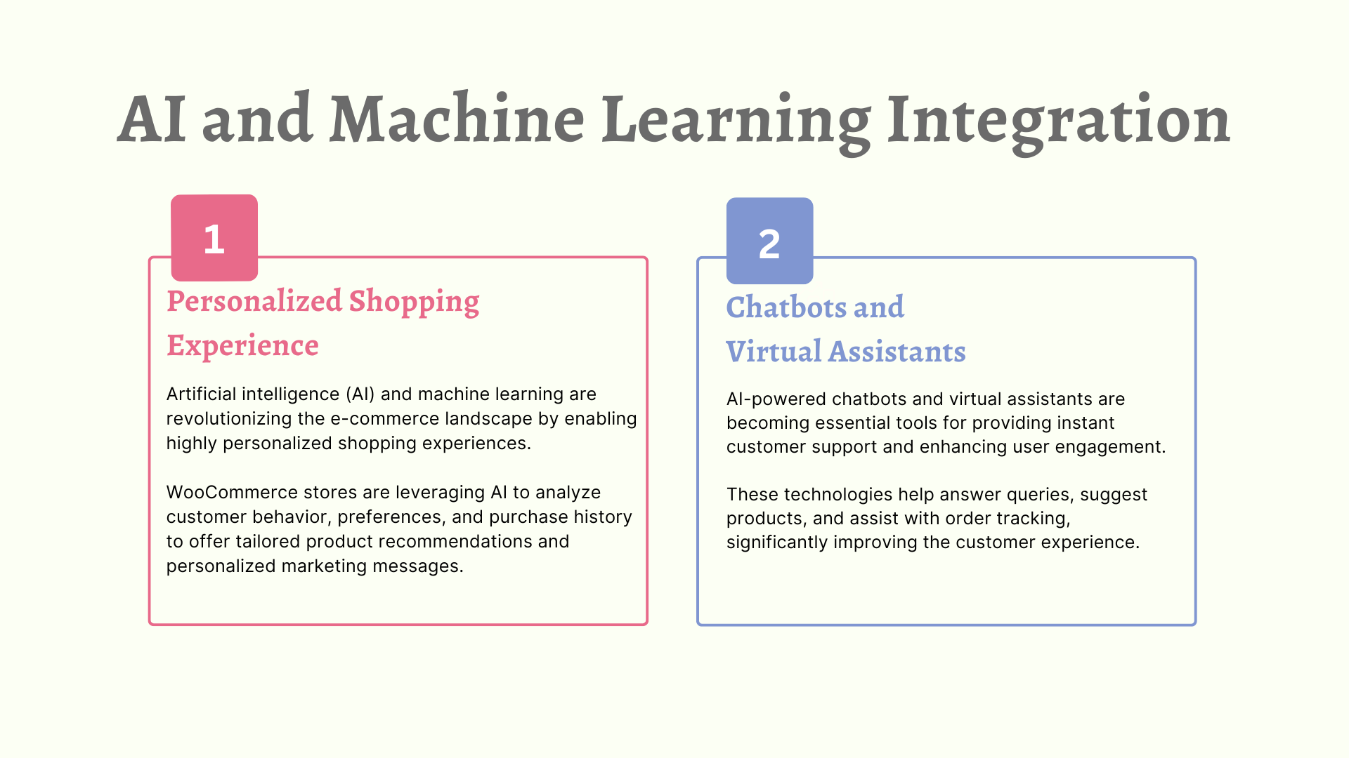 AI and Machine Learning Integration