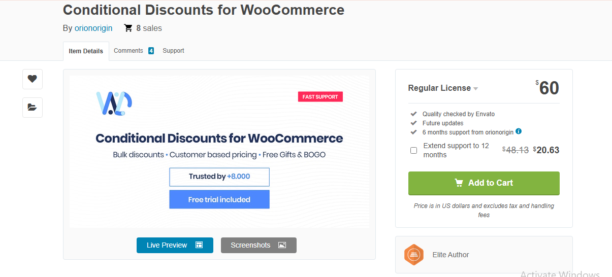 Conditional Discounts for WooCommerce 