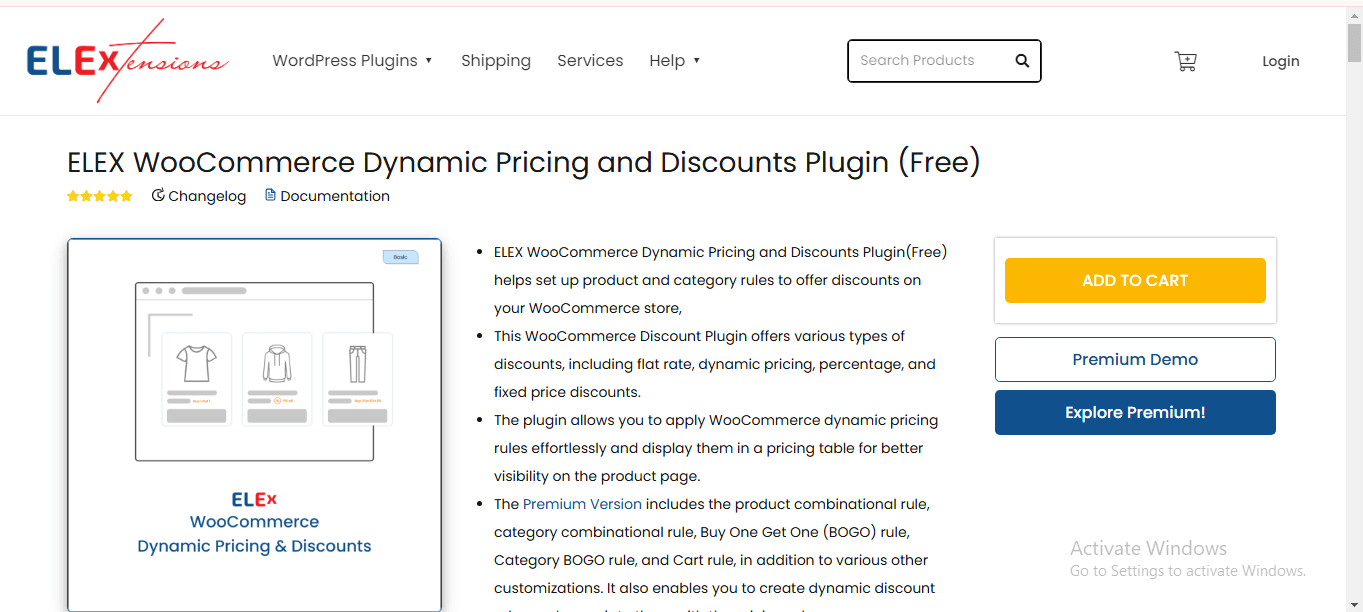 ELEX WooCommerce Dynamic Pricing & Discounts Free Plugin